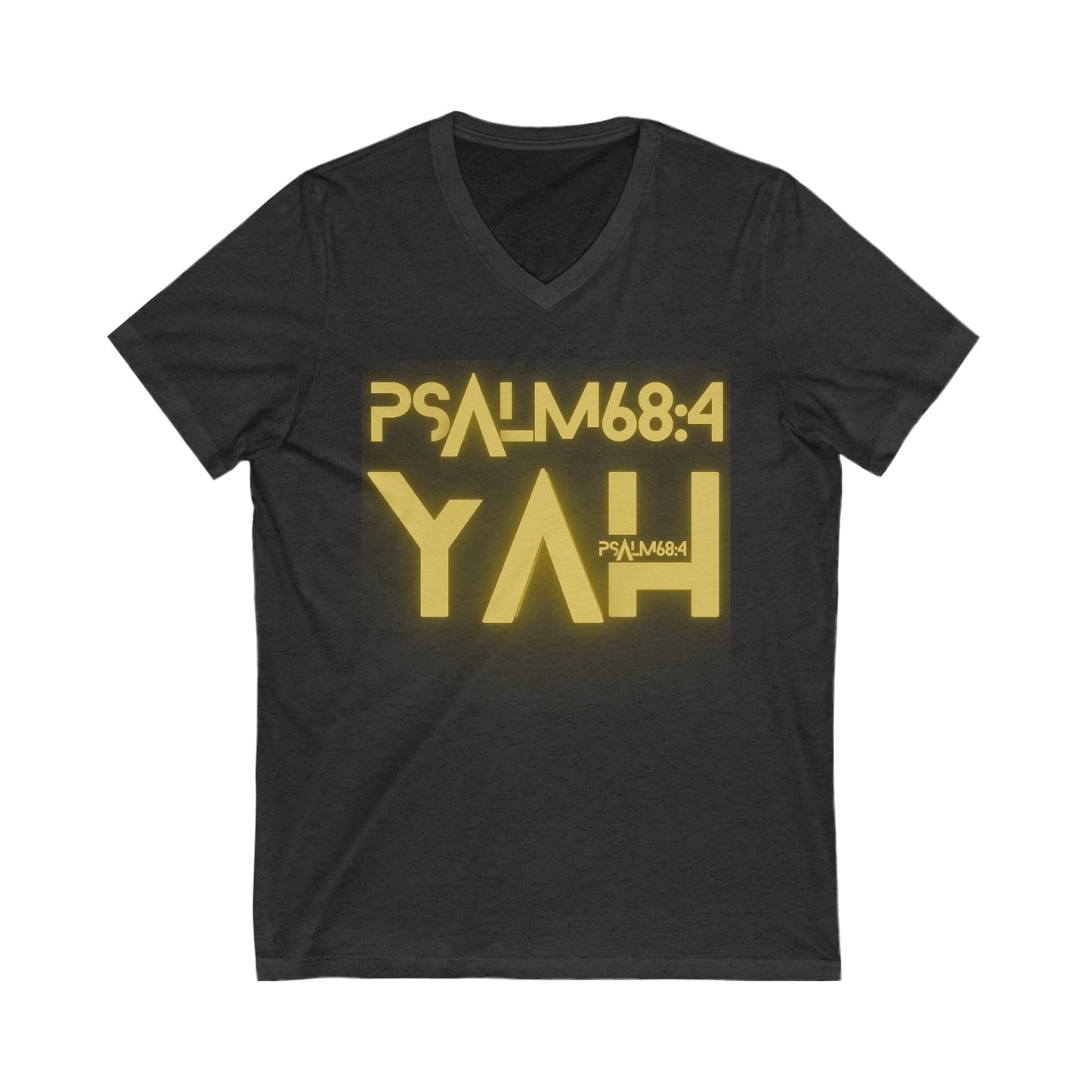 Alpha Yah 'Psalm 68:4' Jersey V-Neck Tee