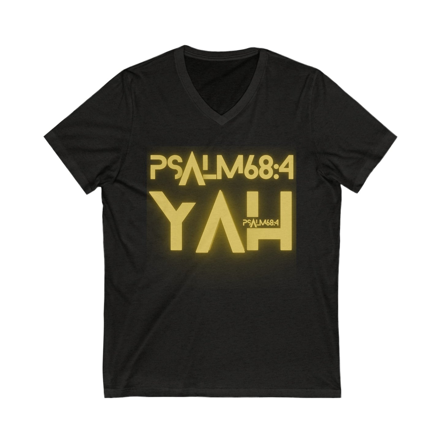 Alpha Yah 'Psalm 68:4' Jersey V-Neck Tee