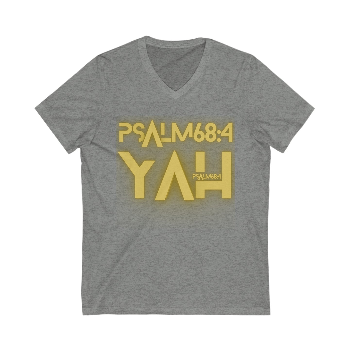 Alpha Yah 'Psalm 68:4' Jersey V-Neck Tee