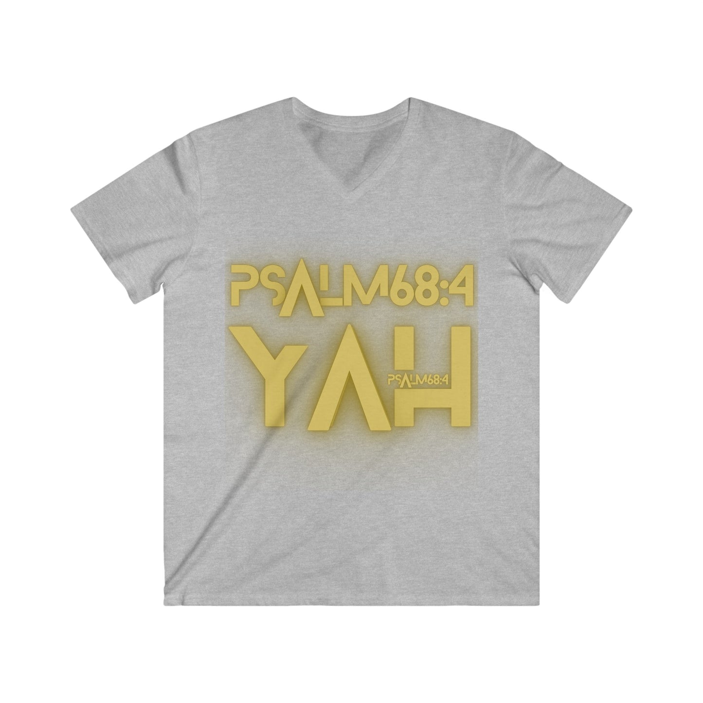 Alpha Yah 'Psalm 68:4' Fitted V-Neck Short Sleeve Tee