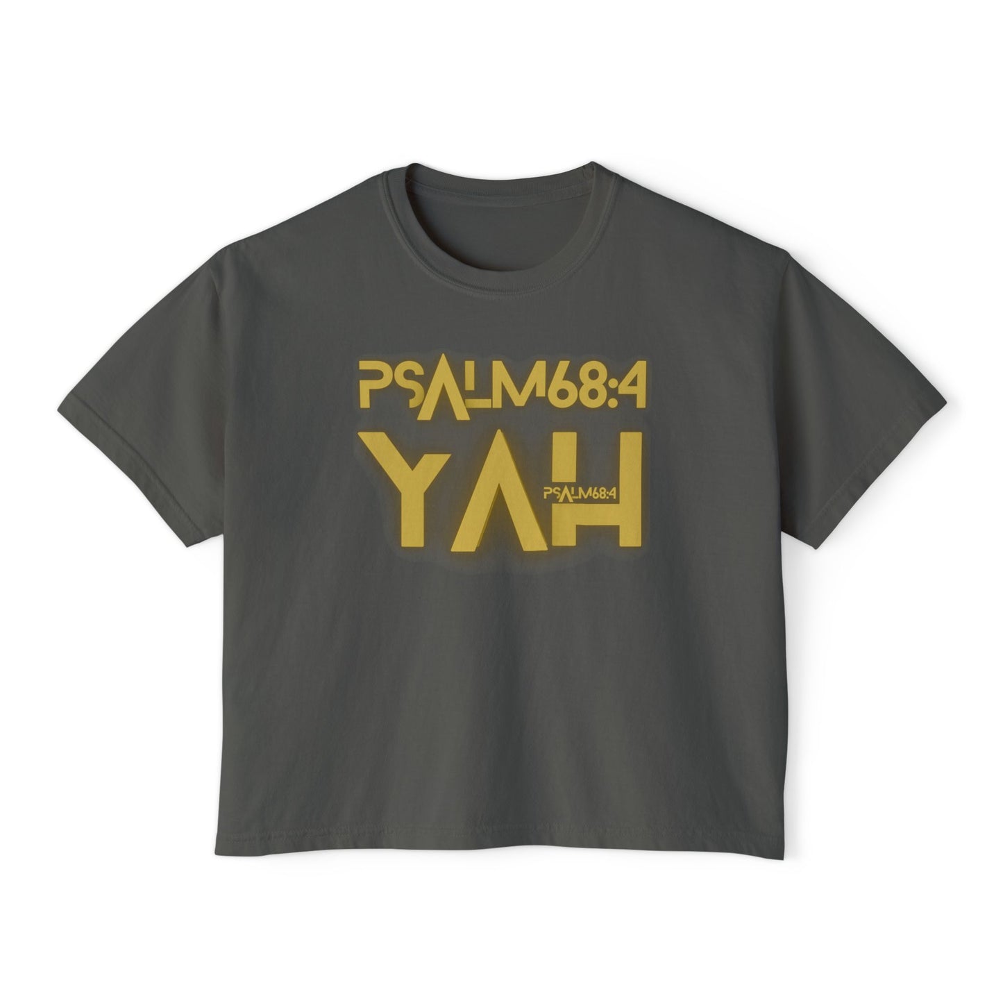 Alpha Yah 'Psalm 68:4' Women's Boxy Tee