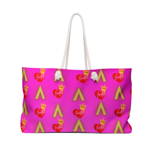 Alpha Lovellee 'Pretty In Pink' Weekender Bag