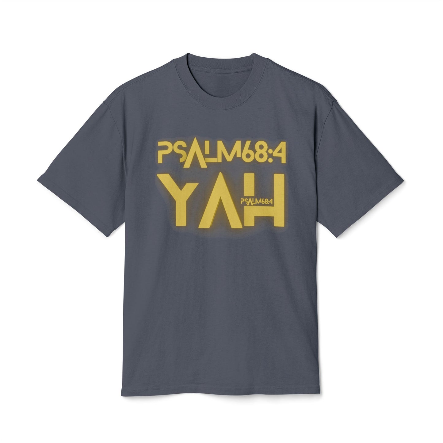 Alpha Yah 'Psalm 68:4' Heavy Faded Tee