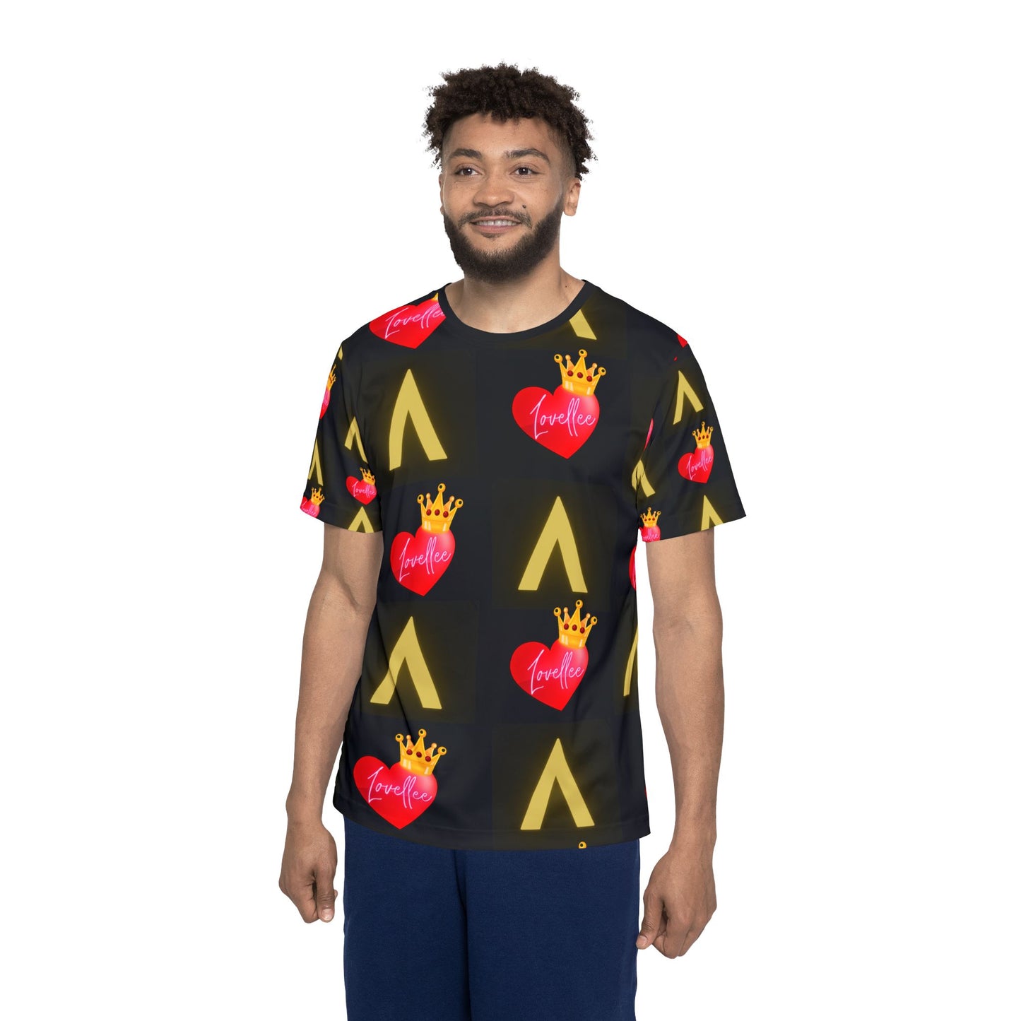 Alpha Lovellee Royal Love Sports Jersey Tee