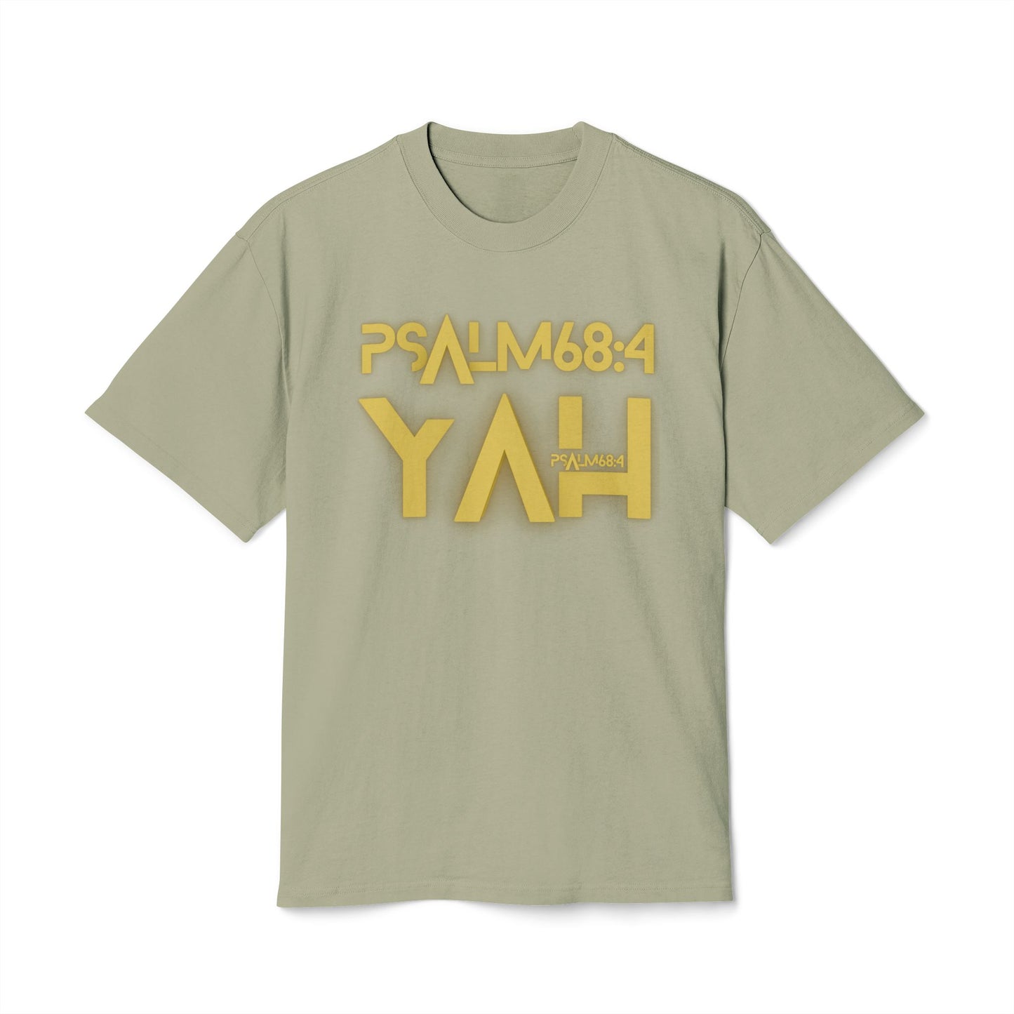 Alpha Yah 'Psalm 68:4' Heavy Faded Tee