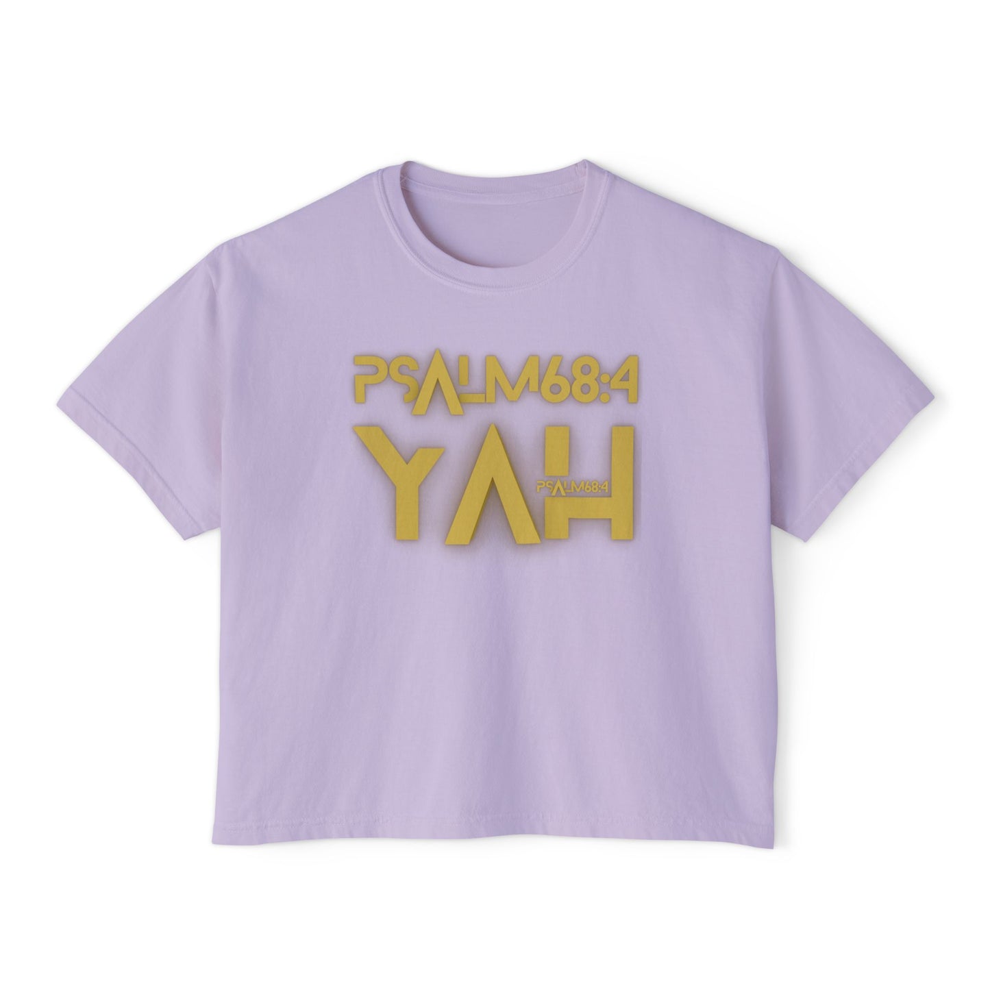 Alpha Yah 'Psalm 68:4' Women's Boxy Tee