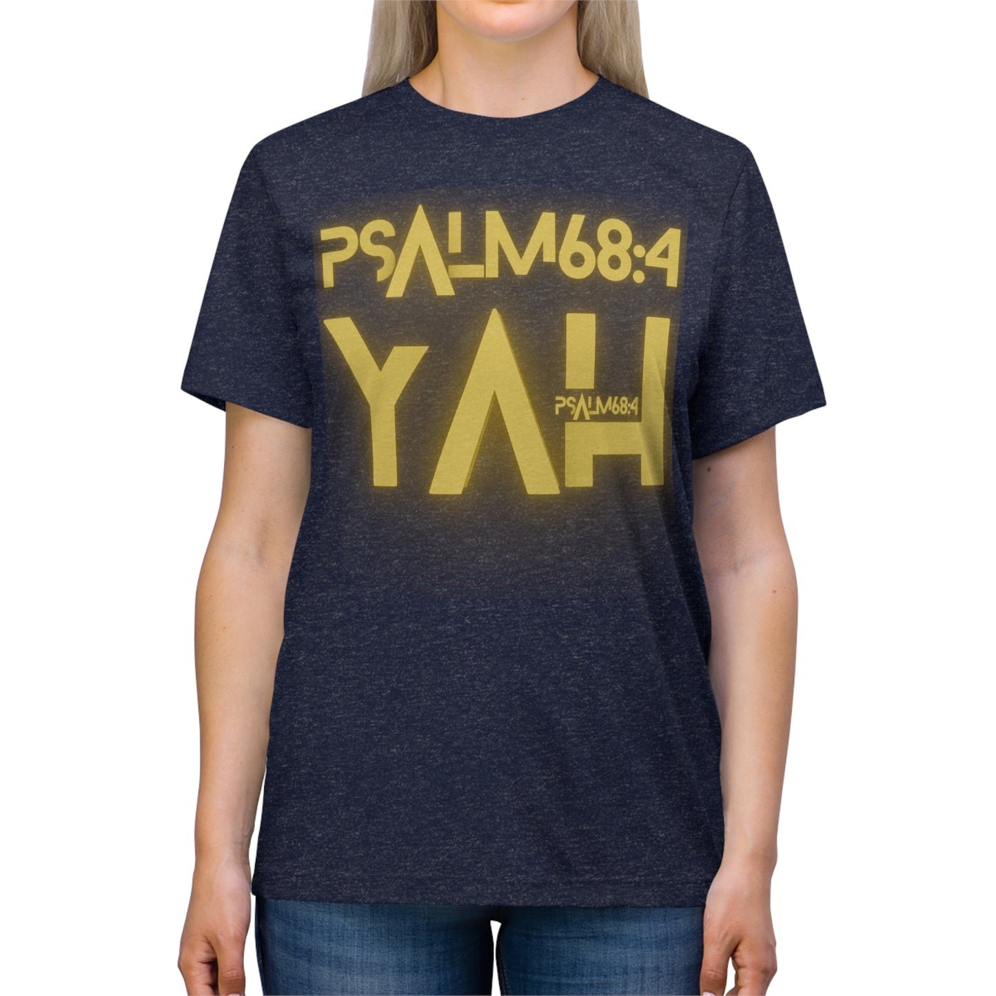 Alpha Yah 'Psalm 68:4' Triblend Tee