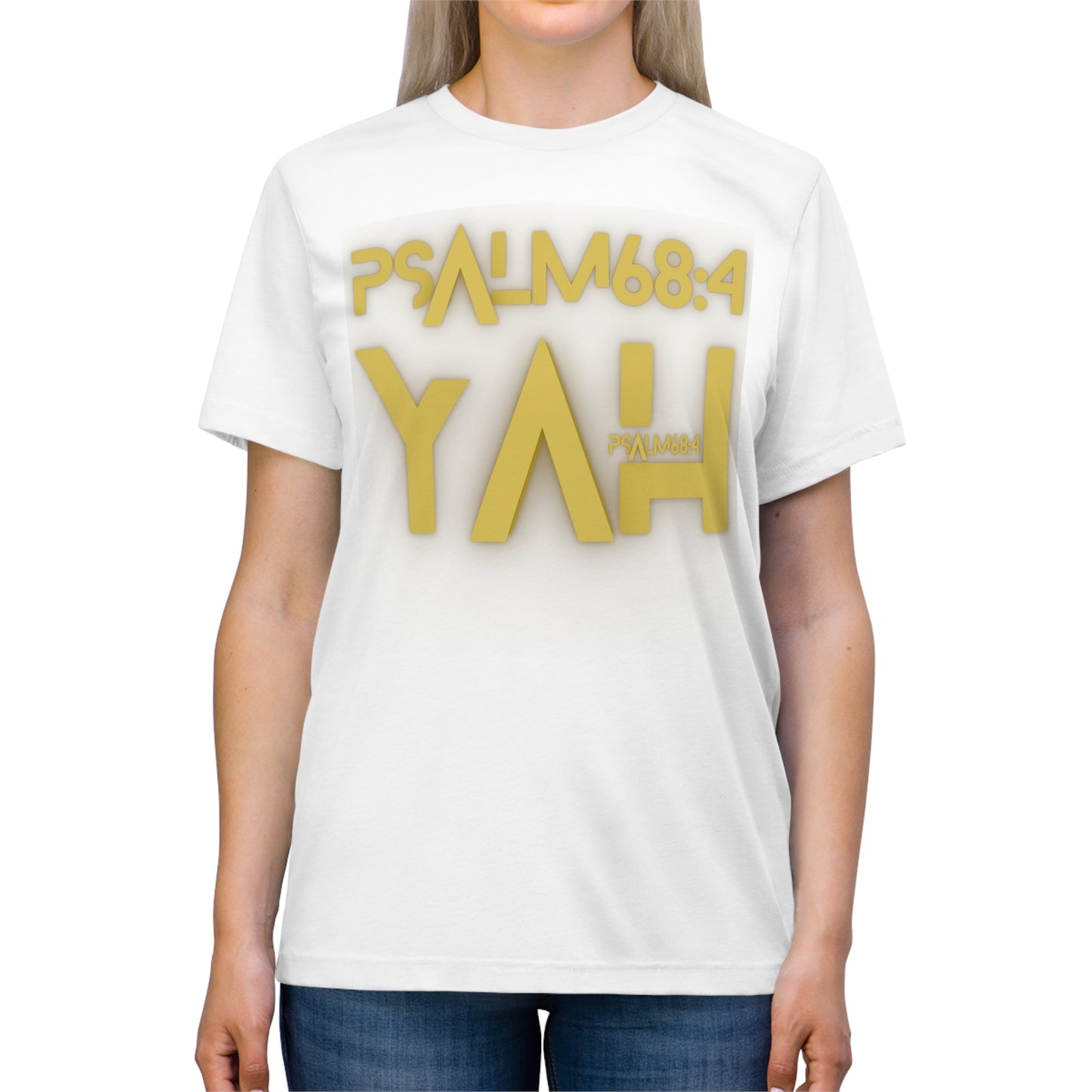 Alpha Yah 'Psalm 68:4' Triblend Tee