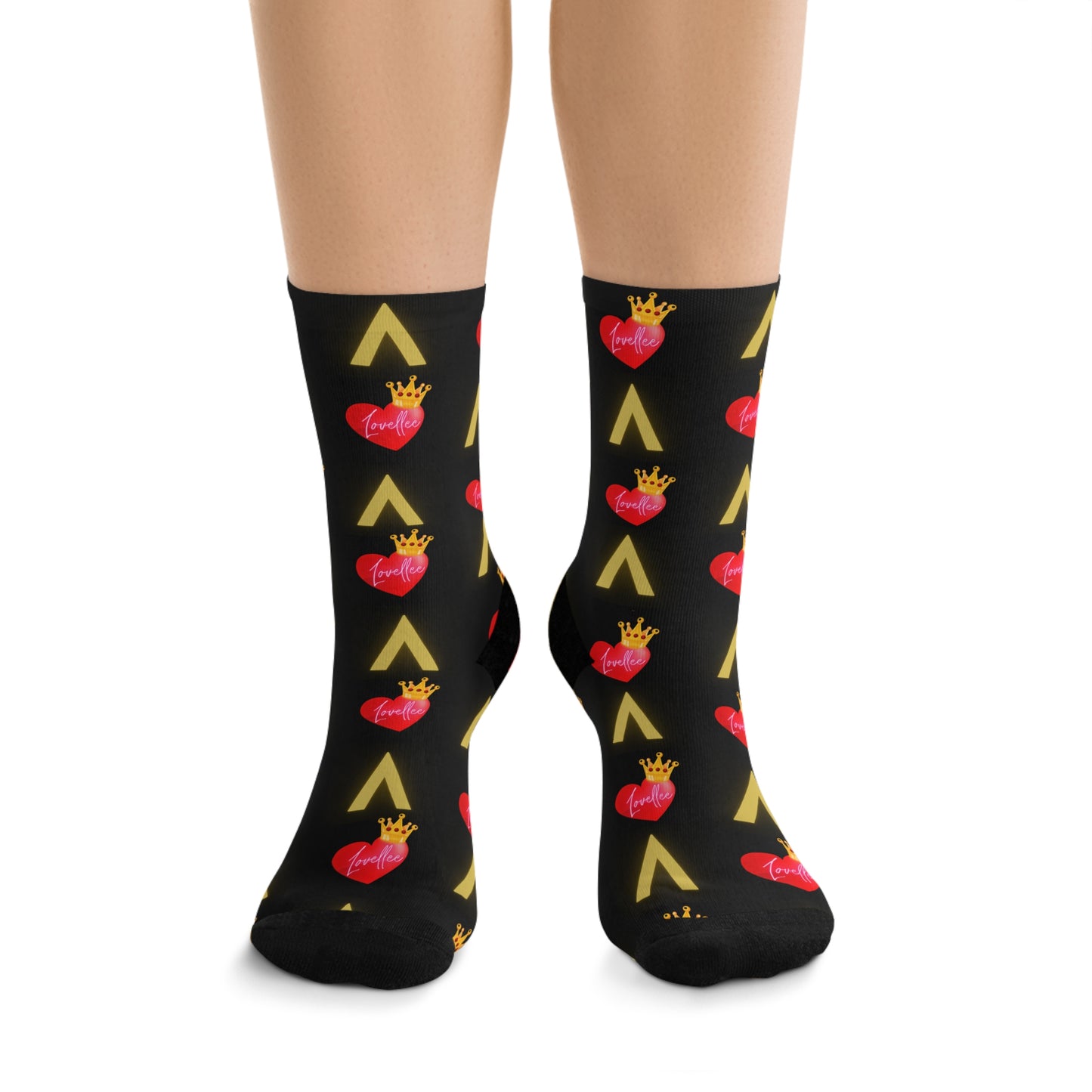 Alpha Lovellee Royal Love Poly Socks