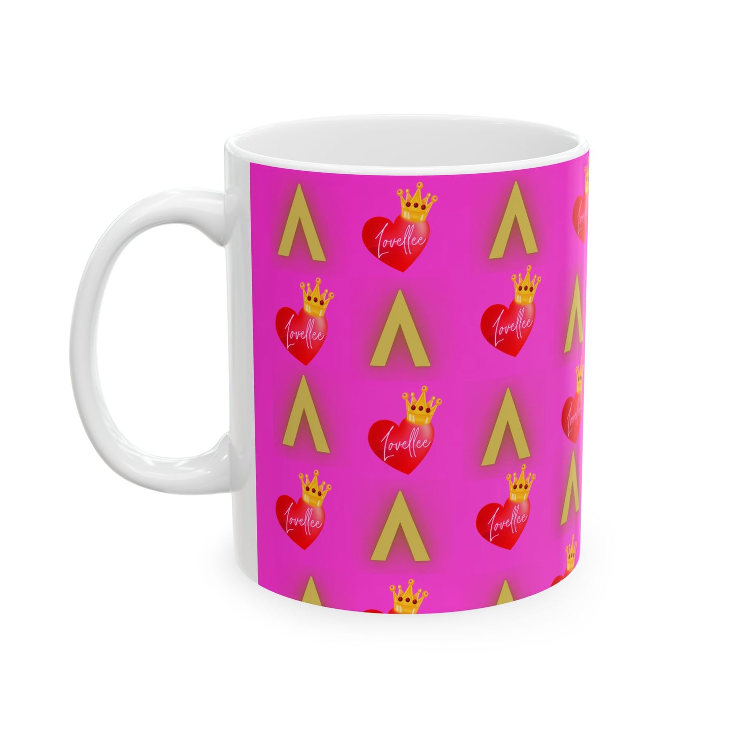 Alpha Lovellee 'Pretty In Pink' Coffee Mug