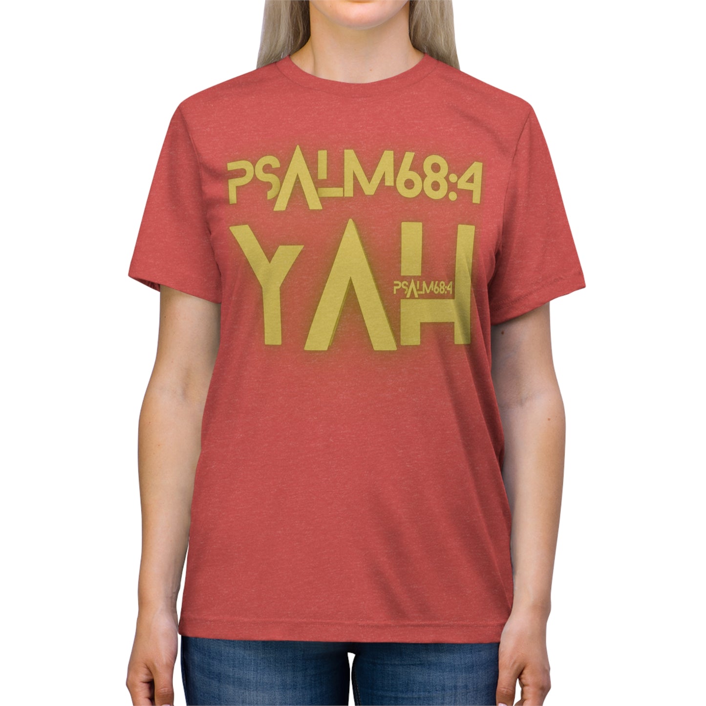 Alpha Yah 'Psalm 68:4' Triblend Tee