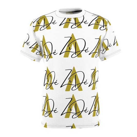 Alpha ZiDe Classic White-Gold Tee