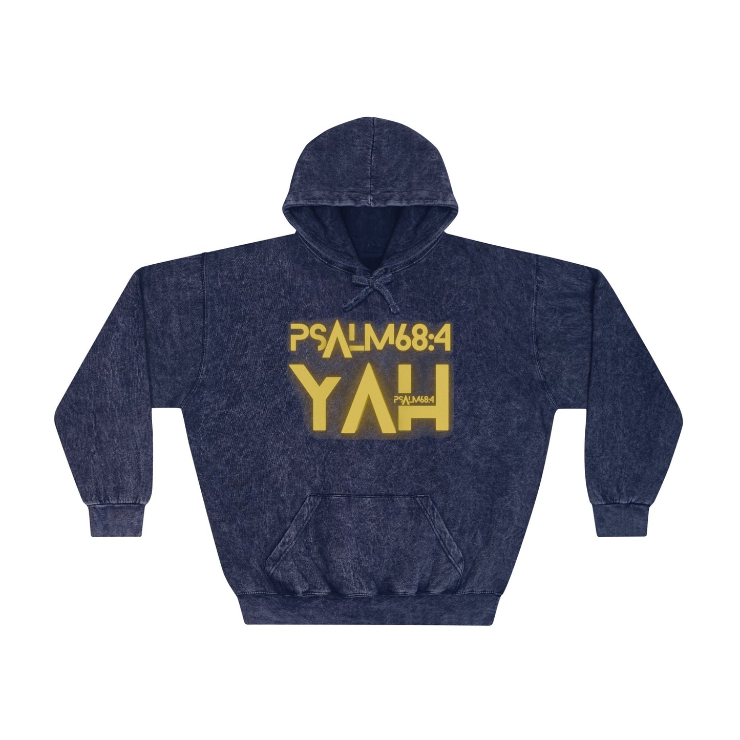 Alpha Yah Psalm 68 Mineral Wash Hoodie