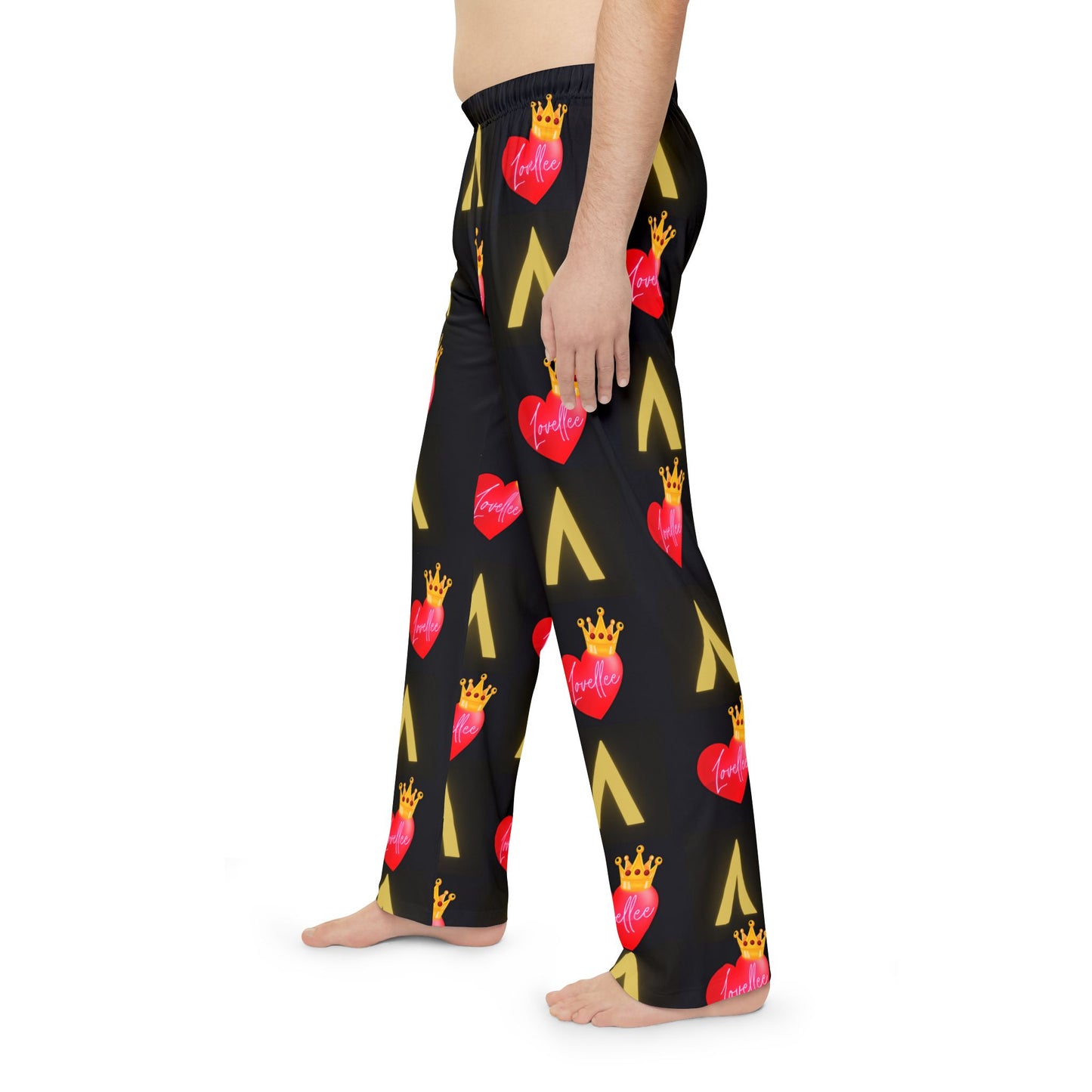 Alpha Lovellee 'Royal Love' Men's Pajama Pants