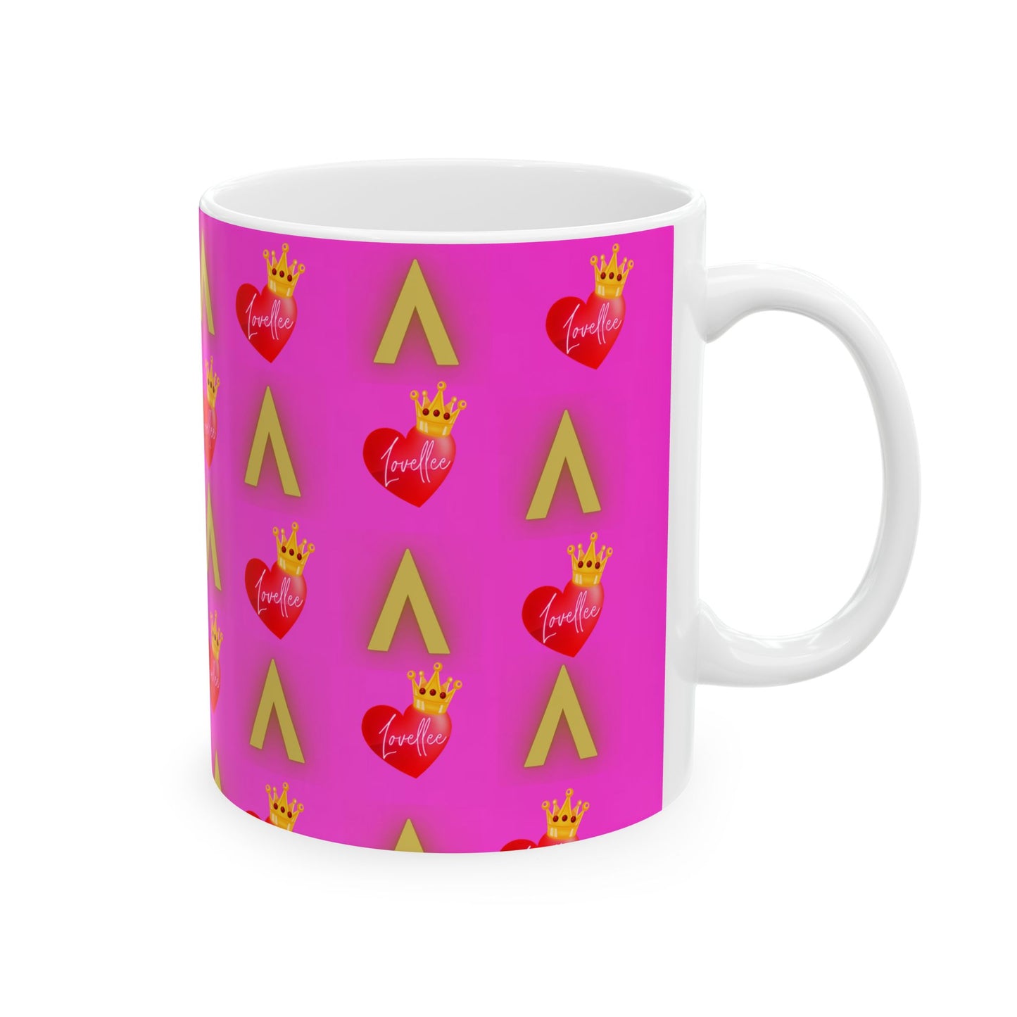 Alpha Lovellee 'Pretty In Pink' Coffee Mug