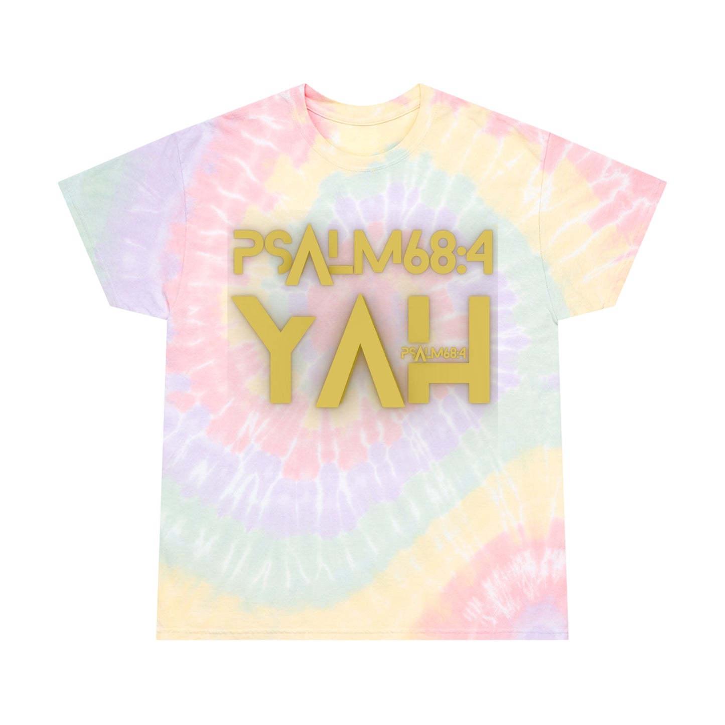 Alpha Yah 'Psalm 68:4' Tie-Dye Tee, Spiral