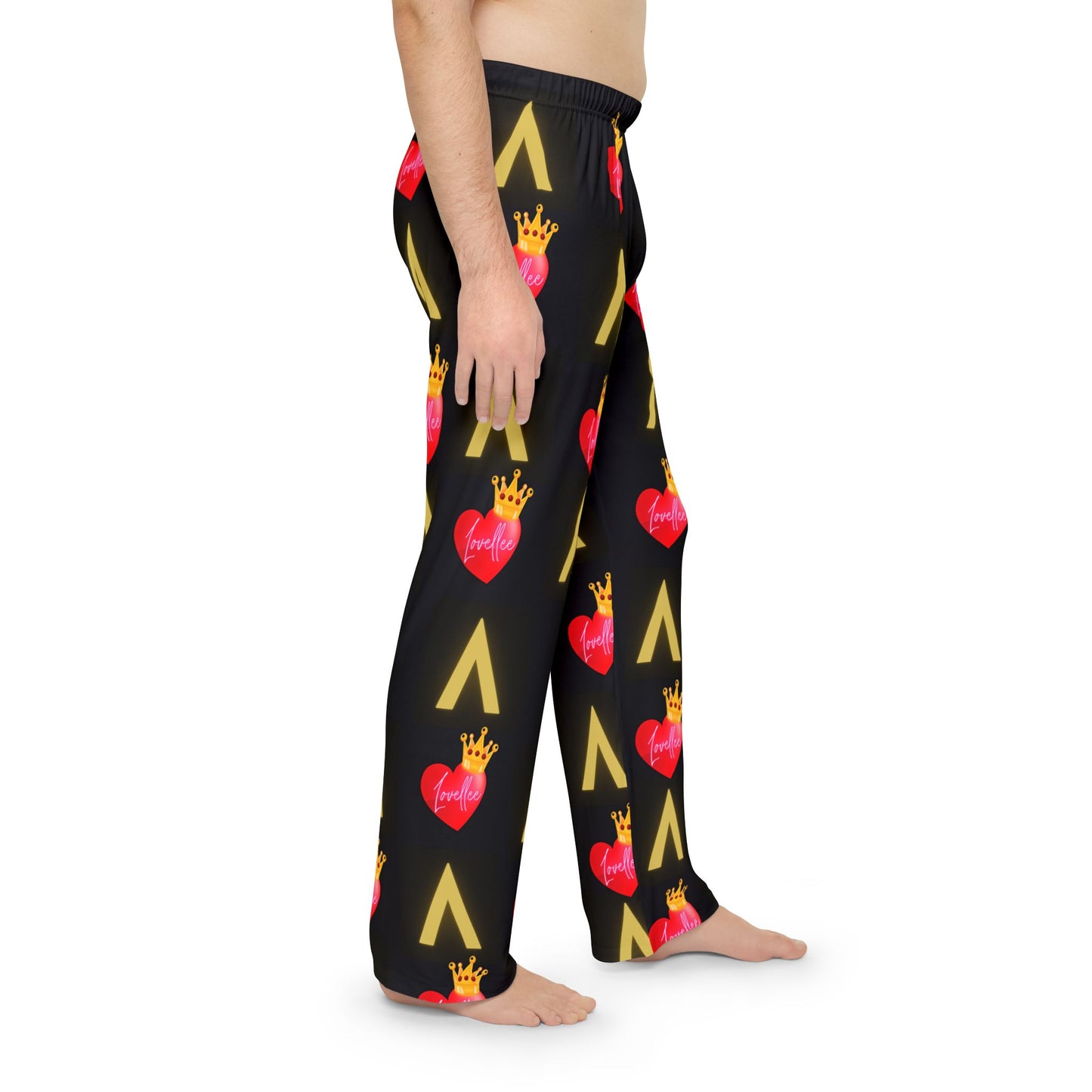 Alpha Lovellee 'Royal Love' Men's Pajama Pants