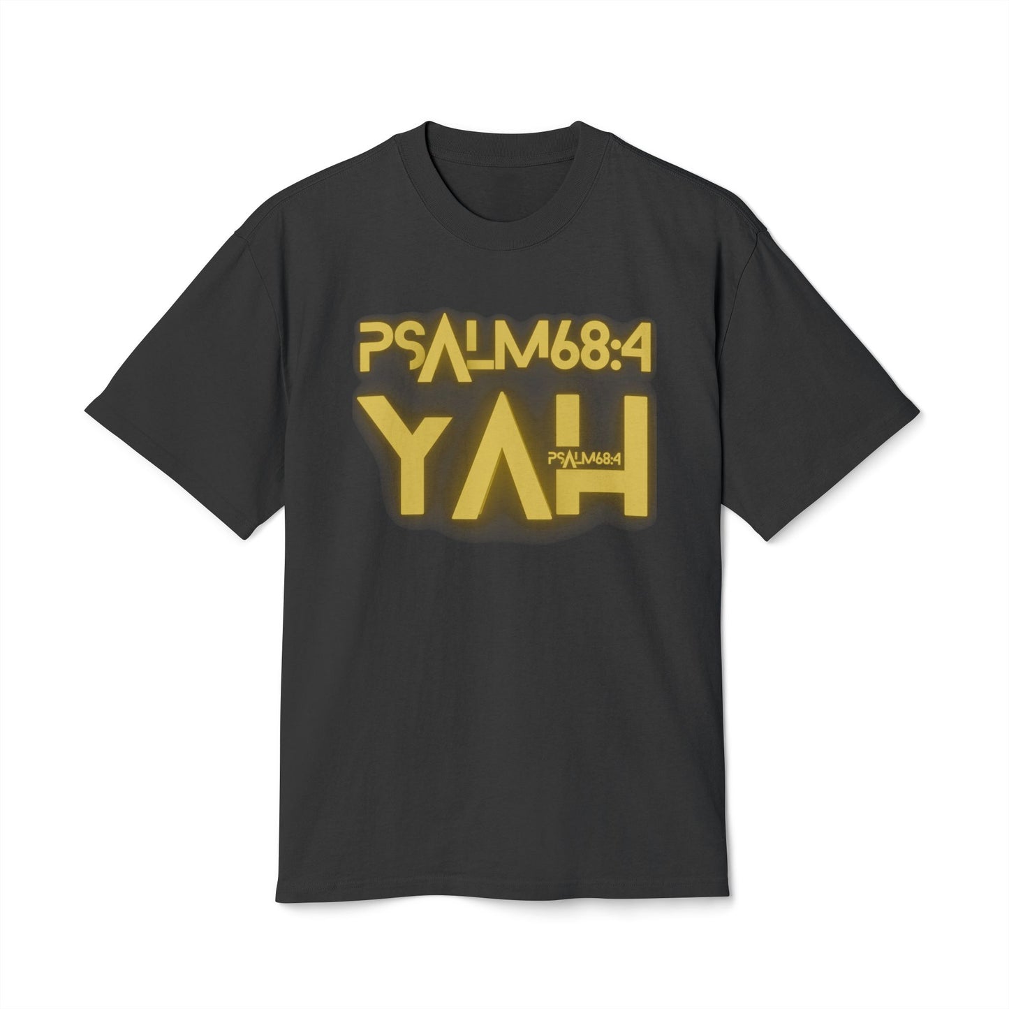 Alpha Yah 'Psalm 68:4' Heavy Faded Tee