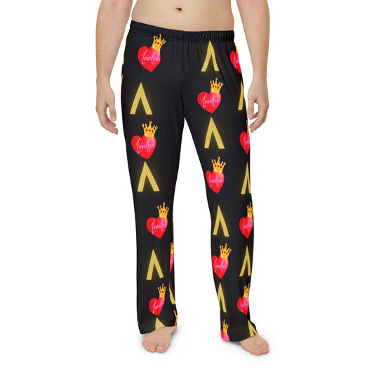 Alpha Lovellee 'Royal Love' Men's Pajama Pants