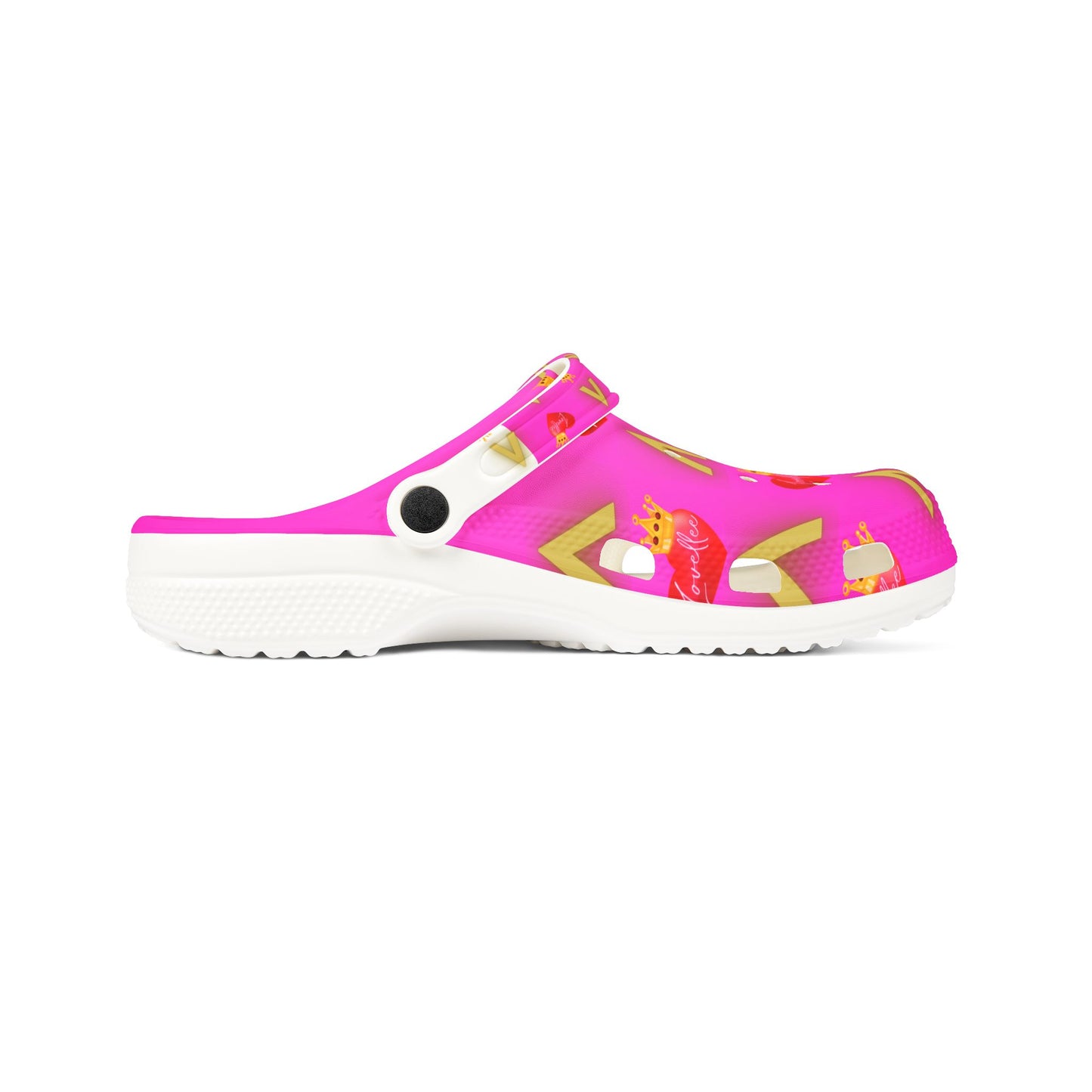 Alpha Lovellee 'Pretty In Pink' Royal Love Clogs