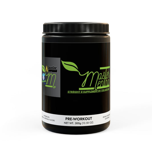 Str8ight 8 Master Pre-Workout Supplement, Watermelon (300g, 10.58oz)