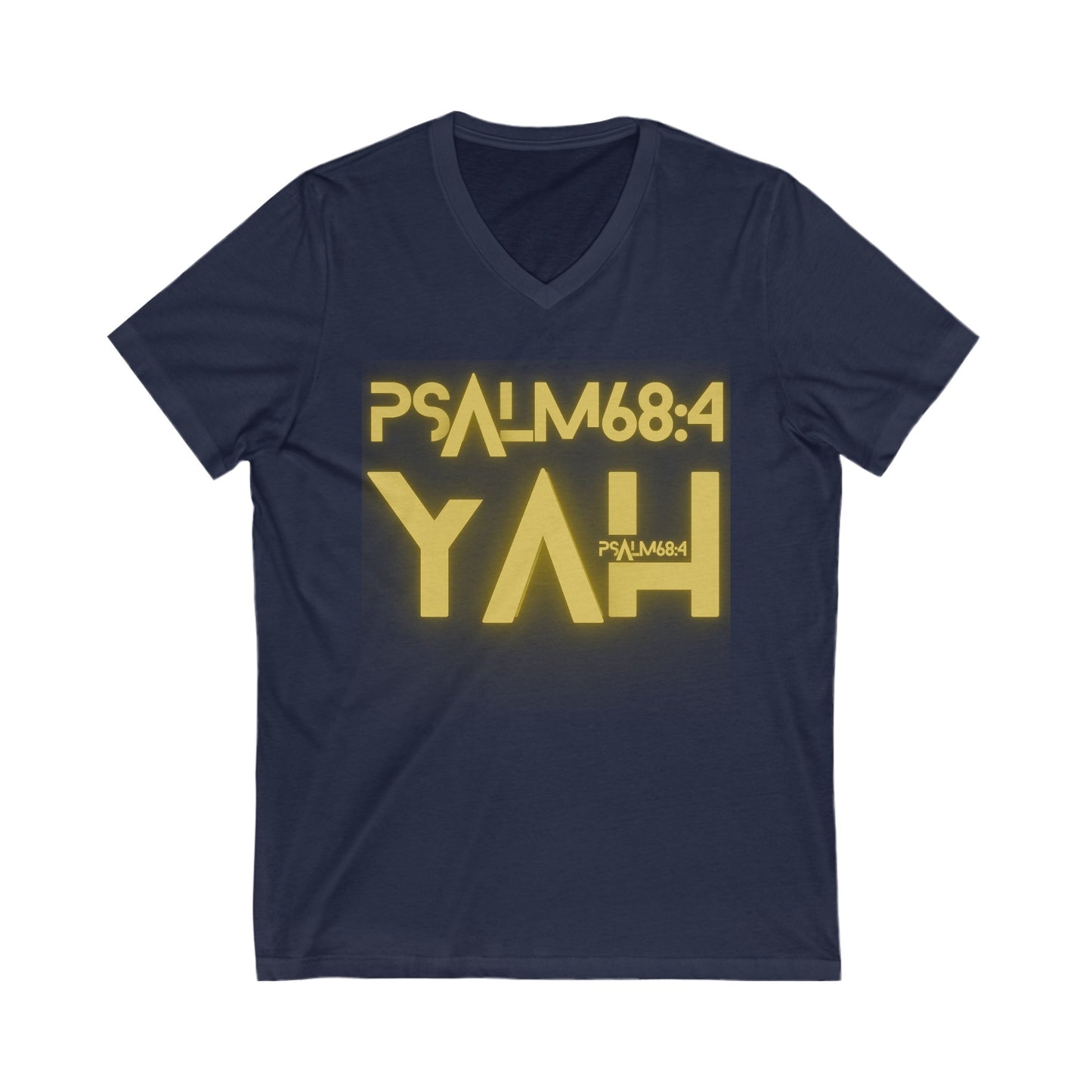 Alpha Yah 'Psalm 68:4' Jersey V-Neck Tee