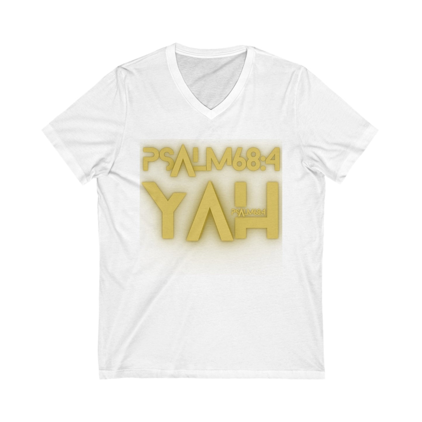 Alpha Yah 'Psalm 68:4' Jersey V-Neck Tee