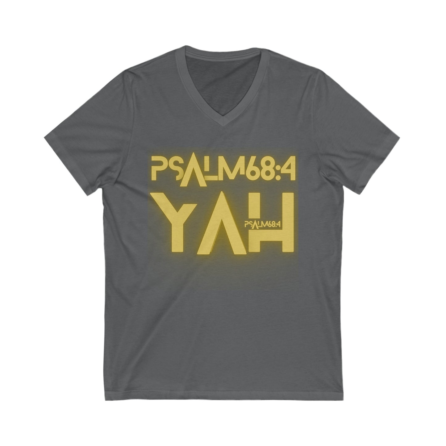 Alpha Yah 'Psalm 68:4' Jersey V-Neck Tee