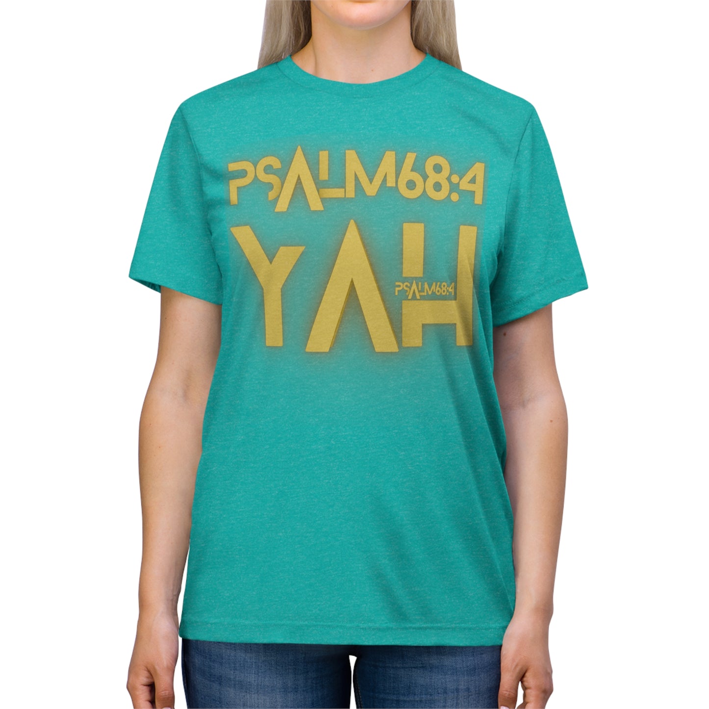 Alpha Yah 'Psalm 68:4' Triblend Tee