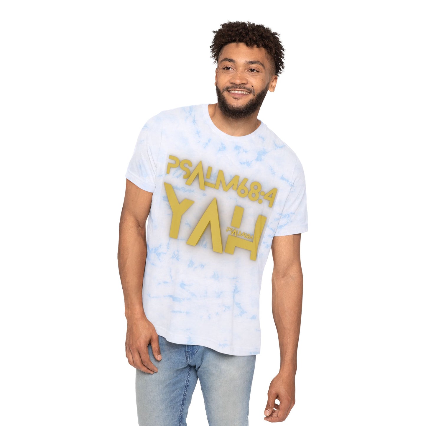 Alpha Yah 'Psalm 68:4' Fashion Tie-Dyed T-Shirt