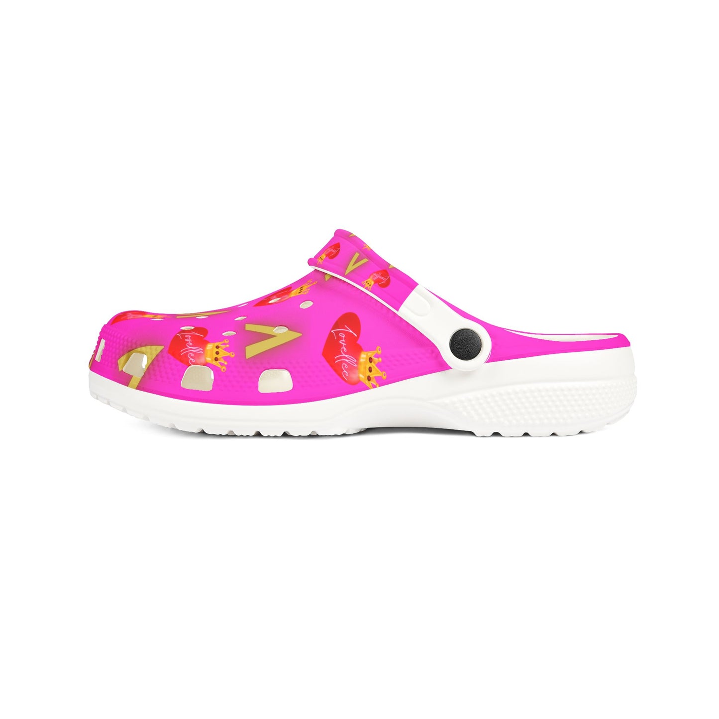 Alpha Lovellee 'Pretty In Pink' Royal Love Clogs