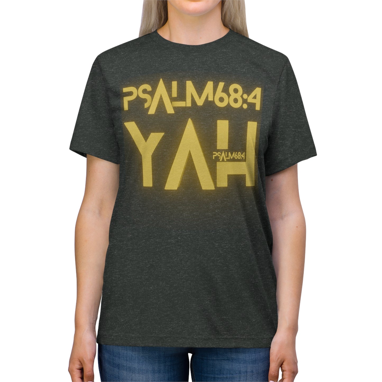 Alpha Yah 'Psalm 68:4' Triblend Tee