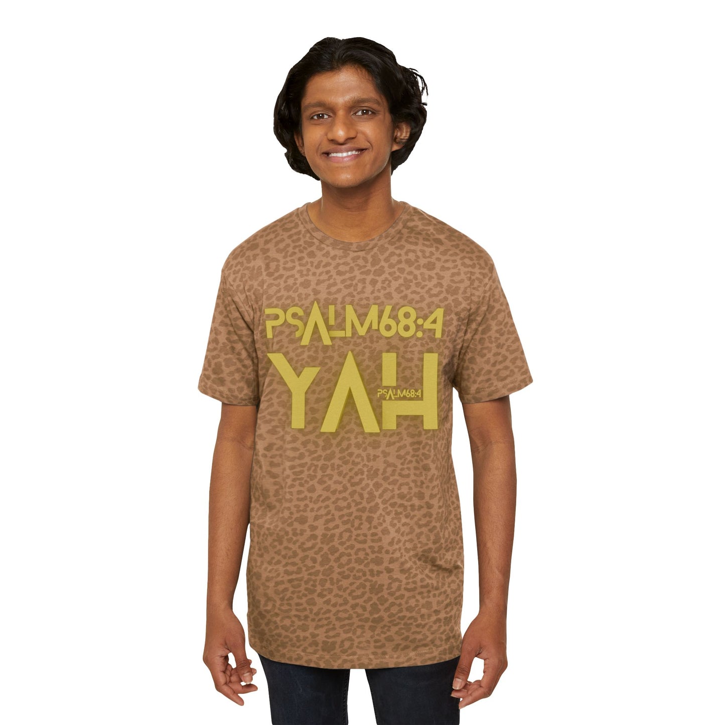 Alpha Yah 'Psalm 68:4' Fatigue Jersey Tee