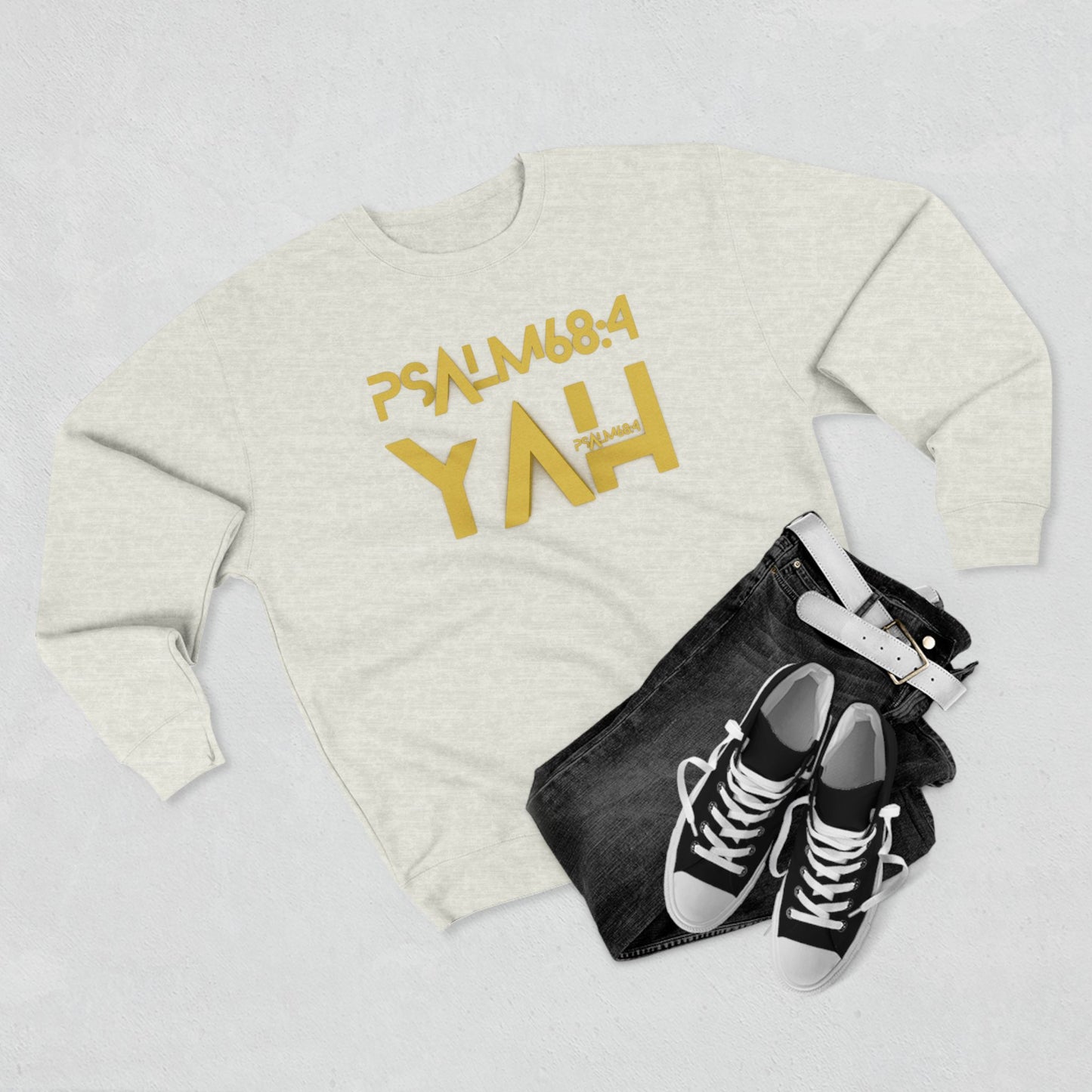 Alpha Yah Psalm 68 Crewneck Sweatshirt